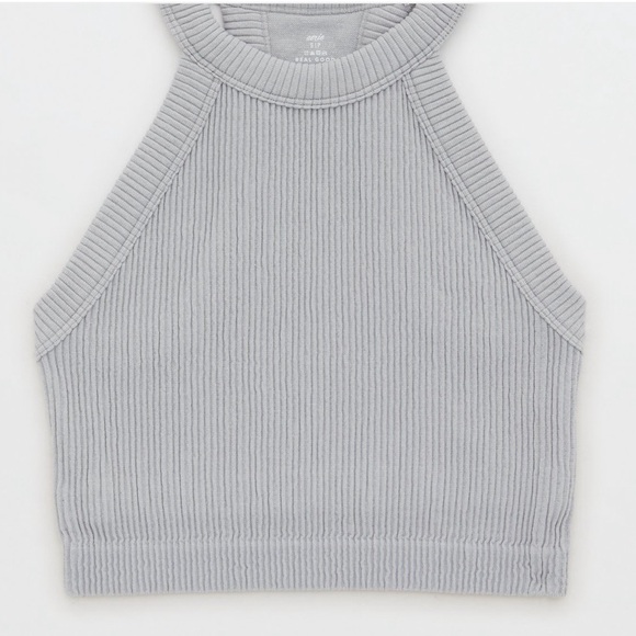 Aerie Superchill Seamless High Neck Bra Top - Picture 2 of 5